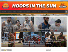 Tablet Screenshot of hoopsinthesun.net